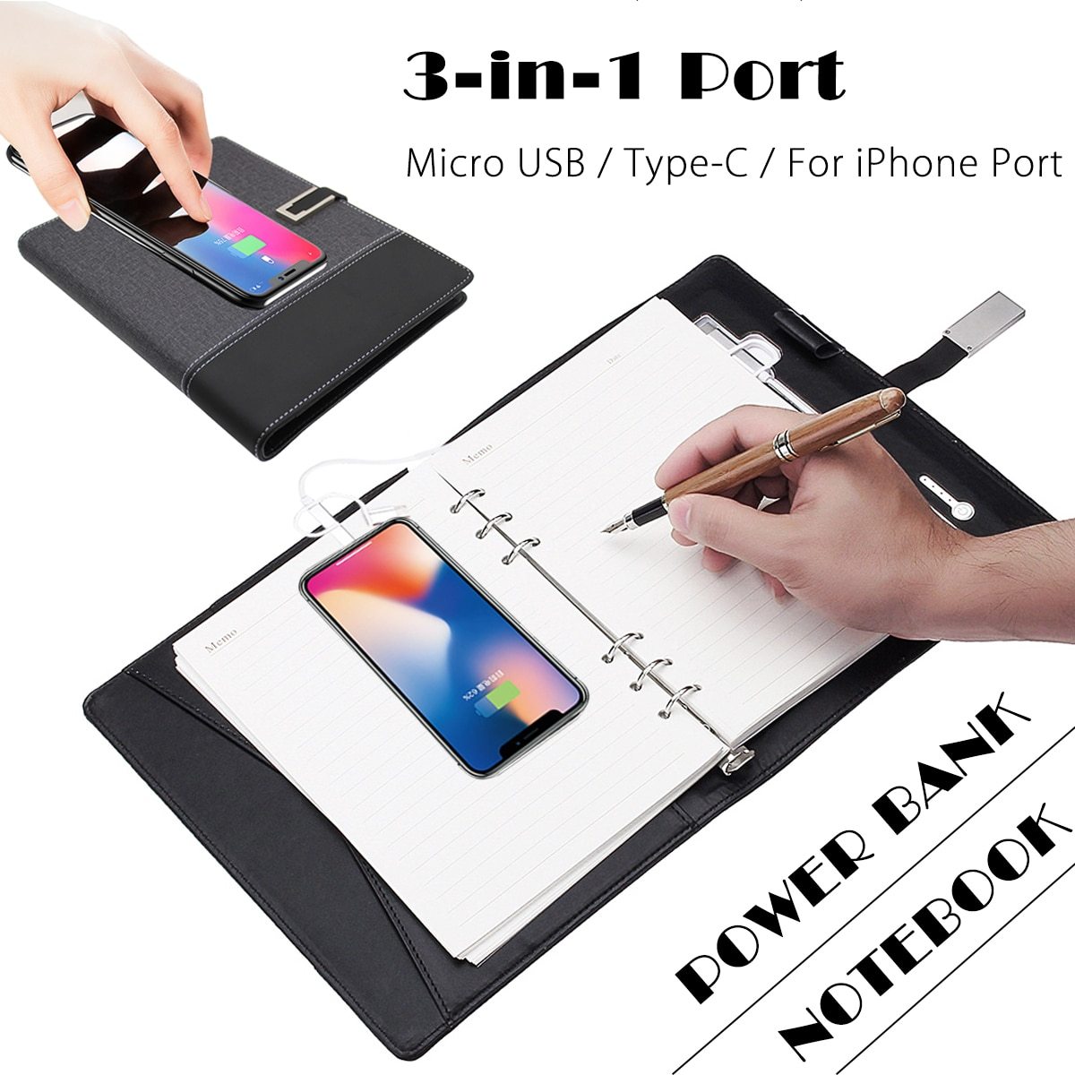 Wireless Charging Notebook